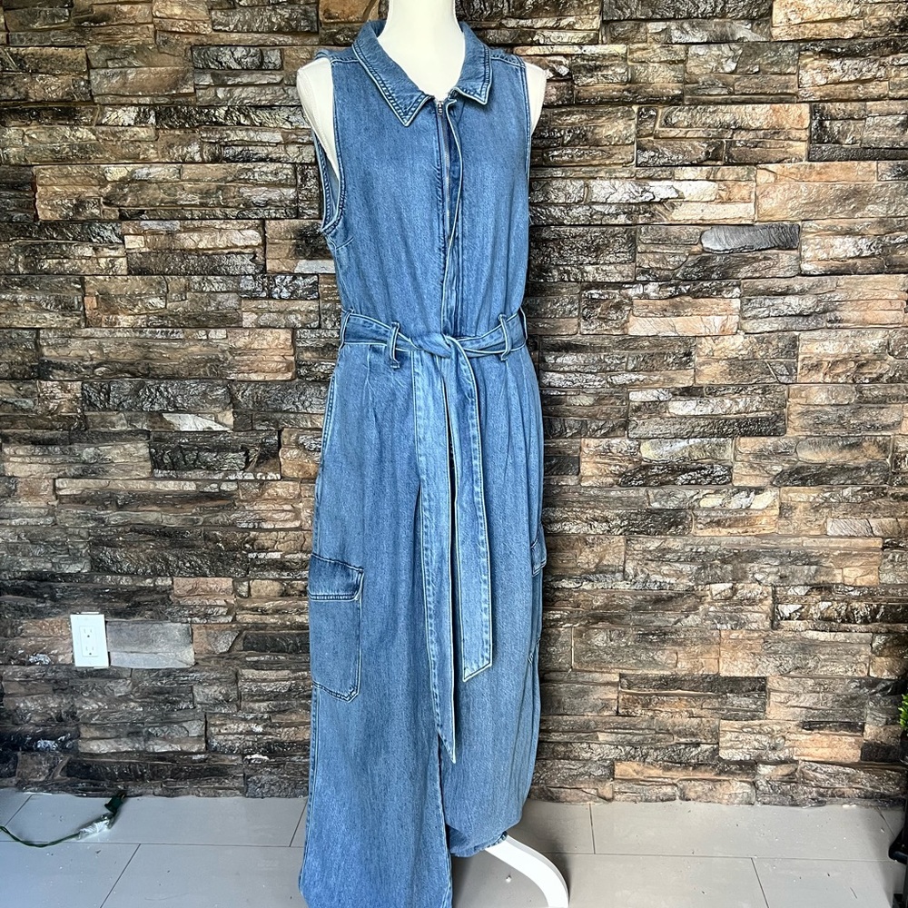 Universal Thread Blue Denim Overalls